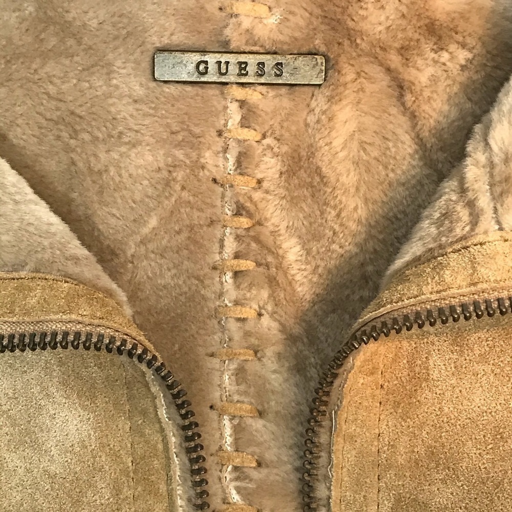 Vintage Guess Suede Patchwork Jacket - image 6